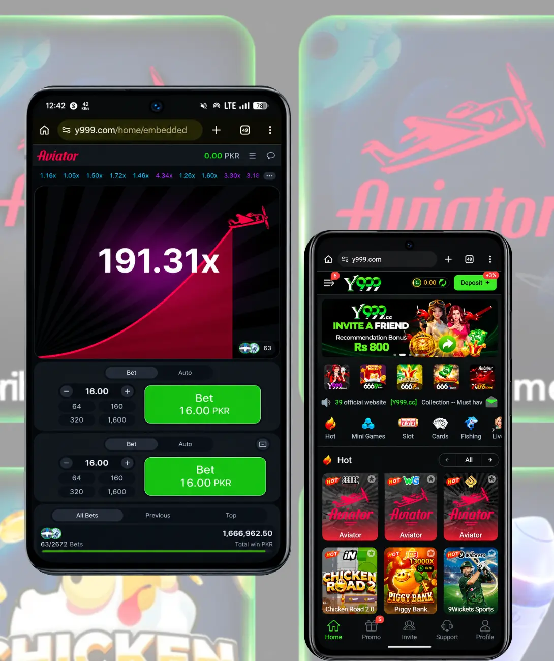 Y999 Aviator Game